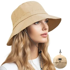 Waterproof Quick Dry Bucket Hats for Woman Men Packable Foldable Rain Sun Hat...