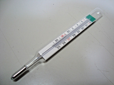 GERATHERM Mercury Free, Fever Thermometer, Glass Oral Thermometer, CE0118 (1376c