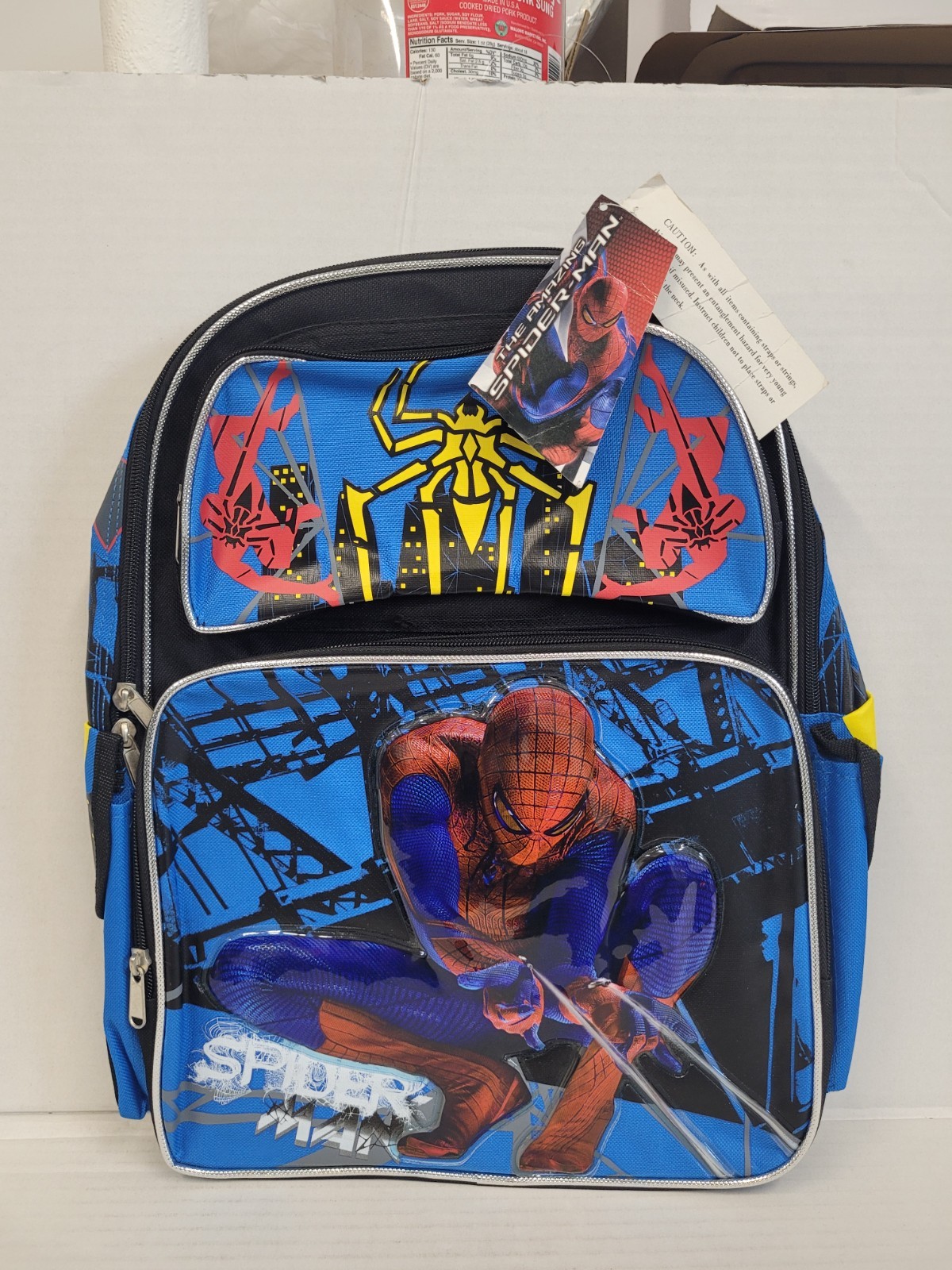 Large Backpack - Marvel Spiderman Spider-Man Movie Black 16