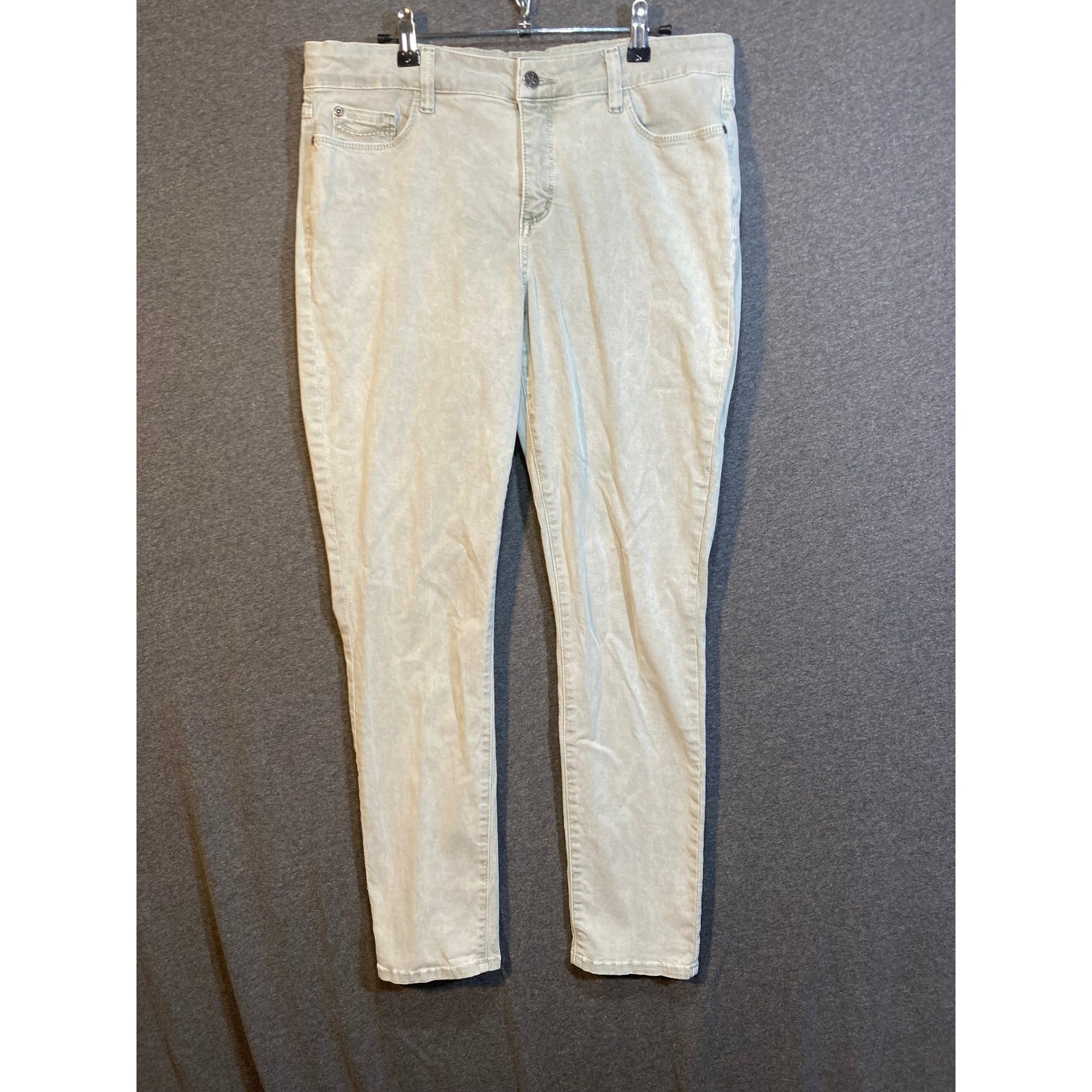 NYDJ Legging Jeans Women's Size 12 Lift Tuck Technology Light Wash Made in USA