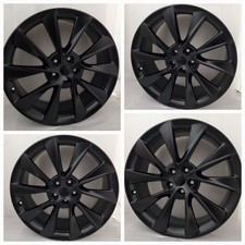 Oem 21 Tesla S Twin Turbine 13-20 Black Wheels Rims P100 P90d P85d P75 2185obo Oem 21 Tesla S Twin Turbine 13-20 Black Wheels Rims P100 P90d P85d P75 2185obo