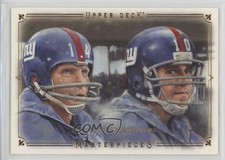 2008 Upper Deck Masterpieces Eli Manning YA Tittle #99 HOF 0u0