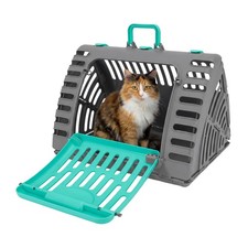 SportPet X-Large Hard-Sided Travel Cat Carrier - Cat Carrier with Patented Wi...