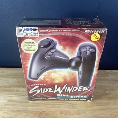 Microsoft SideWinder Dual Strike Gamepad NEW Damage Box