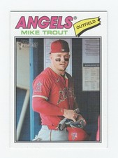 2026 Topps Heritage Mike Trout #163 Image Variation SP Angels