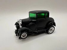 Aurora AFX Slot Car HO Ford Model A Black With Green Windows