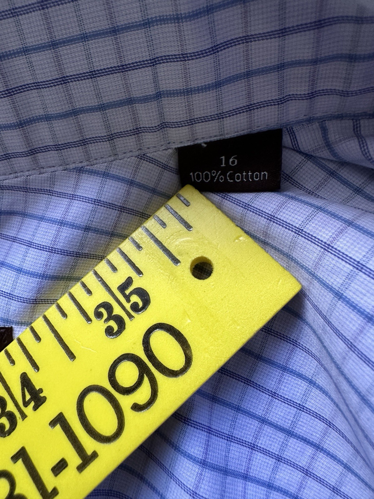 Robert Talbott Multi Check Pattern Cotton Dress S… - image 11