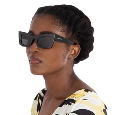 Saint Laurent Black Cat Eye Ladies Sunglasses SL 702 001 49 SL 702 001 49