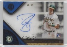 2017 Topps Tribute Tribute Auto Blue 68/75 Ryon Healy #TA-RH Auto 0f8