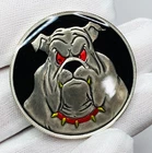 The Bulldog – 1 oz .999 Fine Silver Art Round (Hand Enameled)
