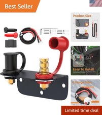 Remote Battery Terminals 3/8" Stud Battery Jump Post with Heavy Duty Mounting...