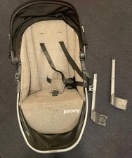 Joovy Qool second seat Gray and Adapters