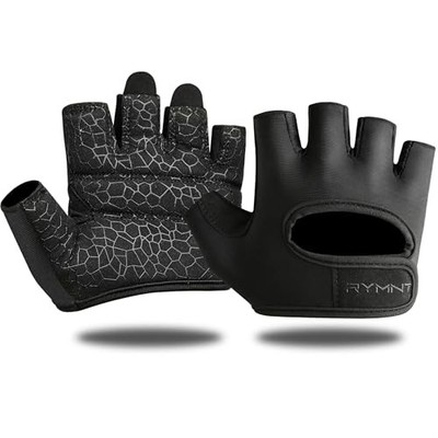 Minimal Weight Lifting Gloves,Short Micro Workout Gloves Grip Pads Medium Black