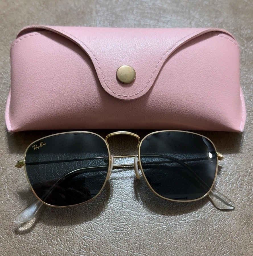 Ray-Ban Aviator Gold Black Sunglasses for Men for sale - eBay