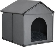 Large Dog House Soft Indoor with Internal Size 30x28x23in Soft Cushion