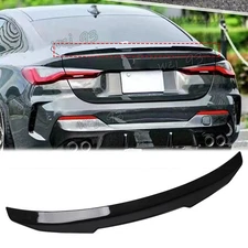 For 2021+ BMW M4 & 4 Series G82/G22 Real Glossy black Rear Trunk Spoiler Wing