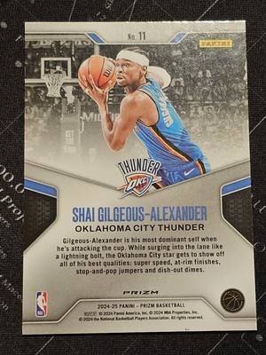 2024-25 Panini Prizm - Dominance #11 (Silver Prizm) Shai Gilgeous