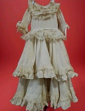 SOLANGE Made in France Victorian Vibe Infant Robe lace ivory $310 NWT ( B1)