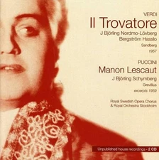 Il Trovatore/manon Lescaut (Bjorling) (CD) Album (UK IMPORT)