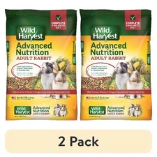 (2 pack) Wild Harvest Mix Rabbit Food, Vegetable & Grain, 8 lb. Bag