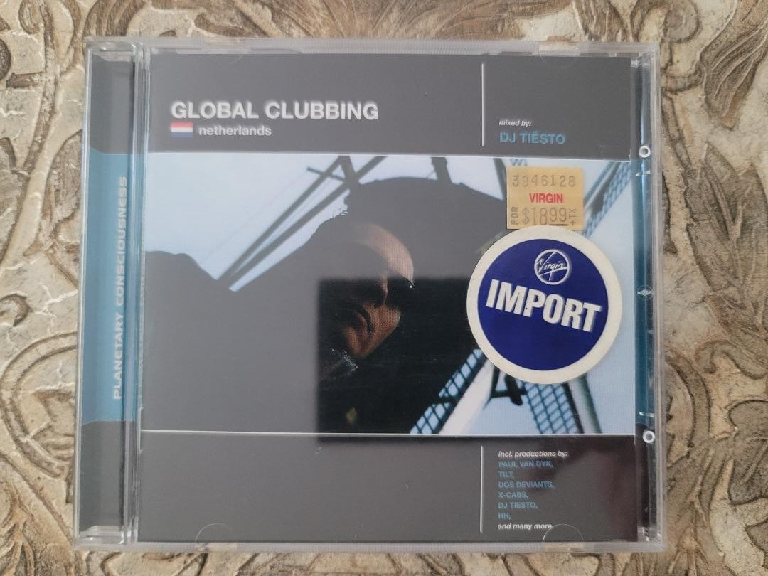 DJ Tiësto - Global Clubbing: The Netherlands ** CD, Compilation, Mixed Trance