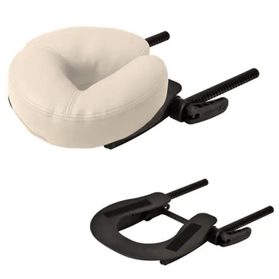 #ad DELUXE ADJUSTABLE CRESCENT HEADREST FOR EARTHLITE TABLE MARIES BEIGE $103.70