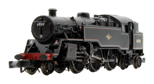 GRAHAM FARISH SPUR N 372-536 BR 2-6-4T 4MT '80119' DAMPFLOK *DCC AUSGESTATTET* | Condition: Used
