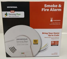 USI HARDWIRED 10 YEAR 2-IN-1 SMOKE & FIRE ALARM AMI1061SB-4P