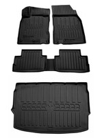 Gummimatten FußMatten Kofferraumwanne FüR Nissan Qashqai J11 2017-2021