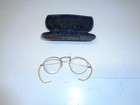 Antique Silver Wire Rim Oval Eyeglasses