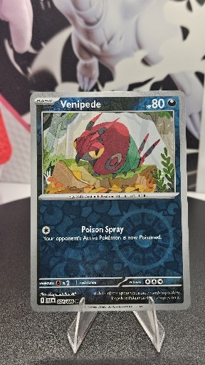 Venipede 054/086 Sv: Black Bolt Reverse Holo