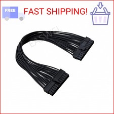 ATX 24Pin to 20 4Pin Power Supply Cable PSU 20 /24Pin Male to 24Pin Male Port ji