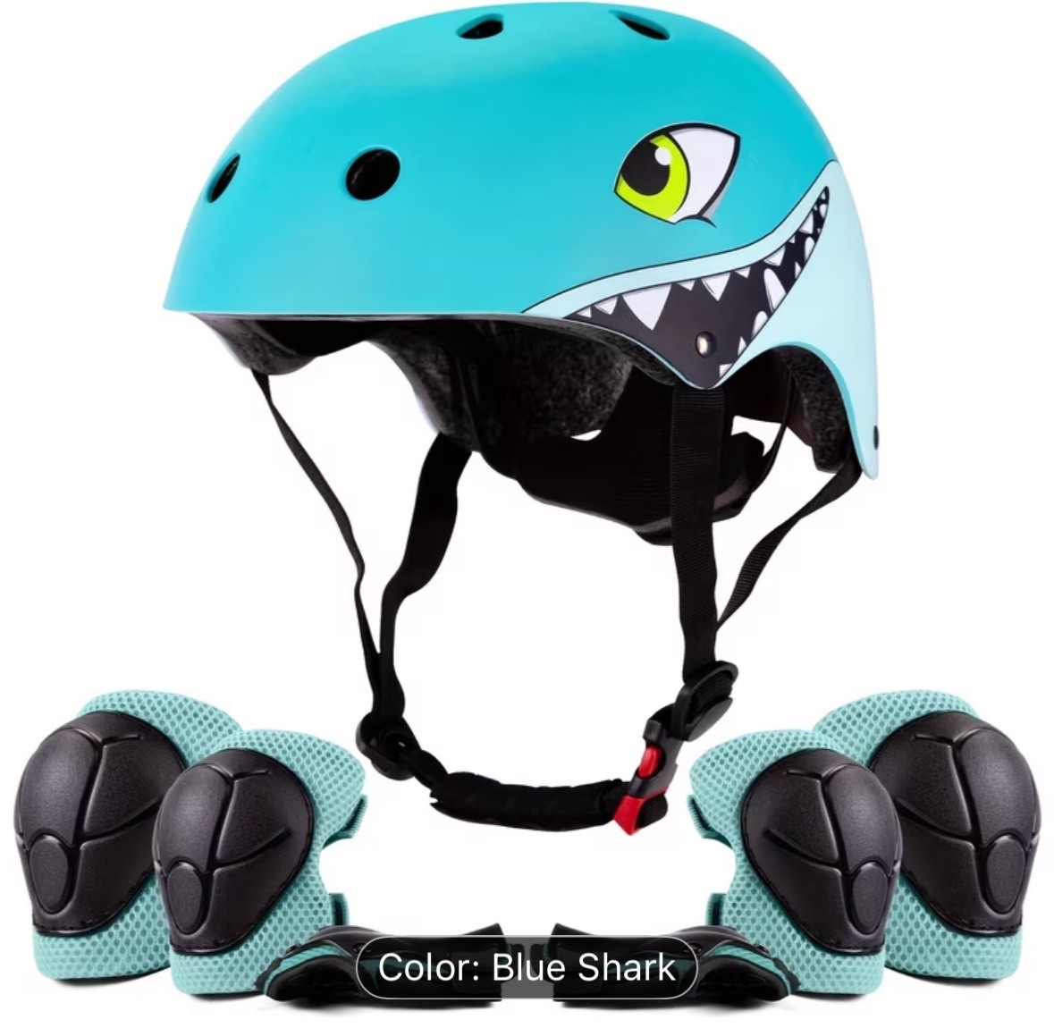For Children Age 5+,toddler Helmet Pad Set With Knee & Elbow