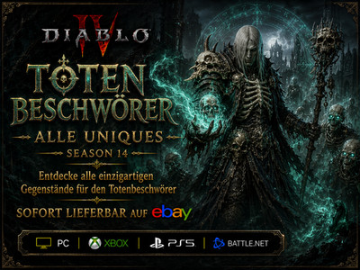 Diablo 4 Items Totenbeschwörer Alle Uniques Season 14 Lord of Hatred Xbox/PC/PS5