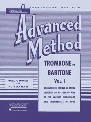 Rubank Advanced Method Trombone or Baritone Songbook Essential Studies for...