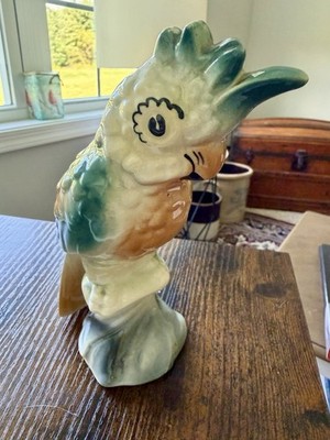 Royal Copley Vintage Cockatoo Figurine 7  Tall Multicolor Bird