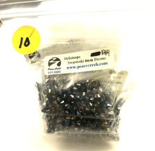 Swarovski Crystal 4mm 1,440 pcs Heliotrope 5301 10 baggies of 144 