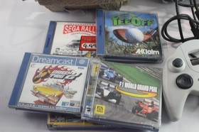Sega Dreamcast Boxed Working W/ Games Inc Crazy Taxi & 2 Controllers 