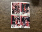 Michael Jordan 4 Card Lot - 97-98 Upper Deck "Catch 23", NBA Hoops
