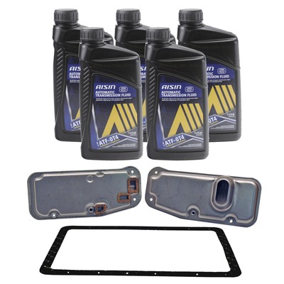 5Qt AISIN Automatic Transmission Oil T-IV & Wix Filter Kit for Toyota 4 Speed