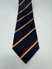 E. Marinella Napoli Silk Striped Tie Handcrafted Italy Excellent Condition