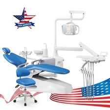 Dental Unit Chair Computer Controlled DC Motor PU Leather Treatment Unit