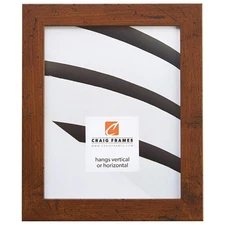 Craig Frames FM26WA Poster Frame, 11 x 17, Walnut