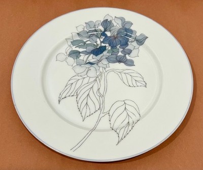 BLOCK SPAL Portugal WATERCOLORS Pattern 8'' SALAD PLATE ~ Hydrangea Flowers