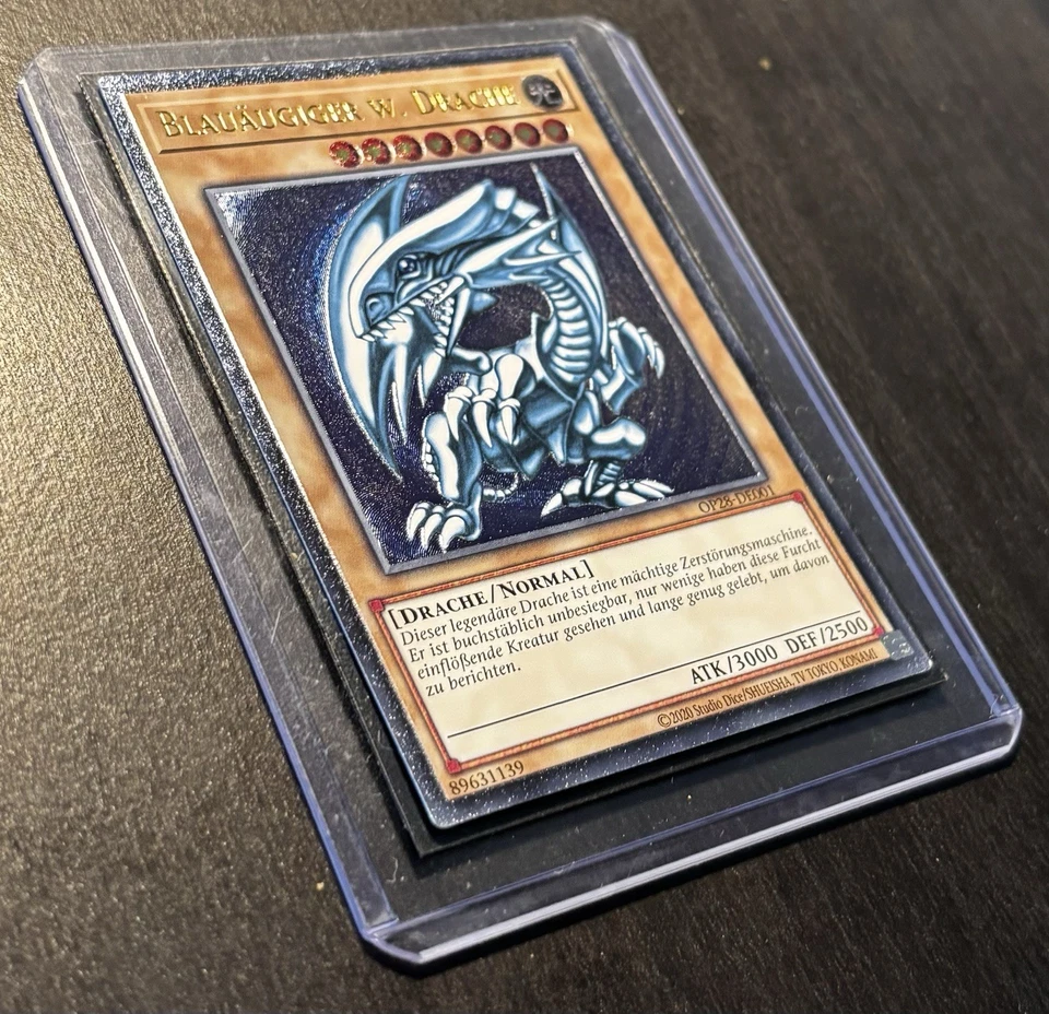 Yu-Gi-Oh! Blauäugiger W. Drache Ultimate Rare OP28 Near Mint - Bild 3 von 4