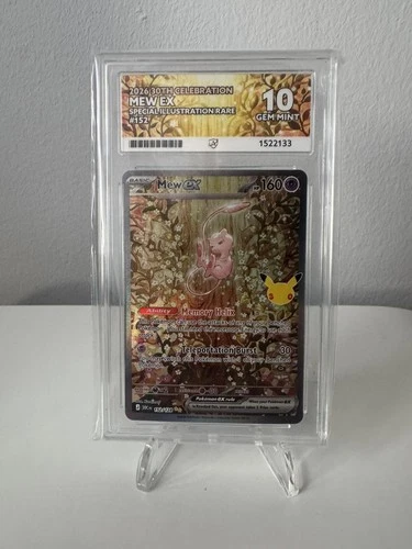 Pokémon TCG 2026 30th Celebration Mew ex 152/128 SIR Foil ace 10