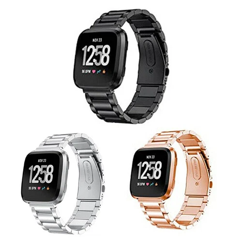 Replacement Stainless Strap Metal Band Steel Bracelet FOR Fitbit Versa 3 4 Sense
