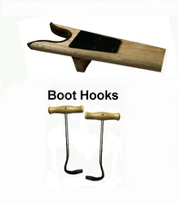 Boot Hooks (2) and BOOT Jack - Made in USA!