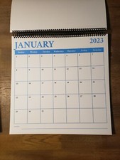 2026 Premade 12x12 Unaltered Colorful Scrapbook Calendar
