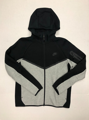Nike Tech Fleece Windrunner Black Grey HV0949-011 Size Large | eBay